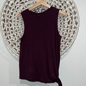 Athleta burgundy workout tank size xsmall wine colored